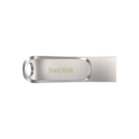 SanDisk Ultra Dual Drive Luxe 64GB USB 3.1 Gen 1 / USB-C - Sleek Silver Storage Solution for Fast Data Transfer